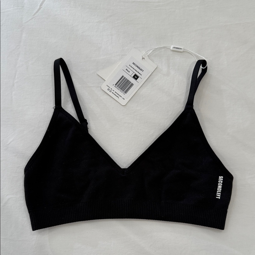 NWT Seamless Black Bralette